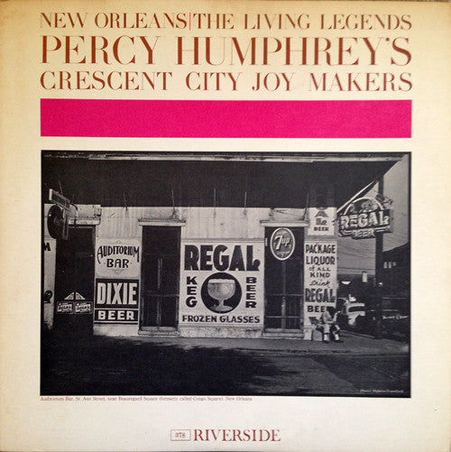 Percy Humphrey And His Crescent City Joymakers - Percy Humphrey's Crescent City Joy Makers (Vinyl, LP, Album, Reissue, Stereo) Very Good Plus (VG+) / Very Good Plus (VG+)