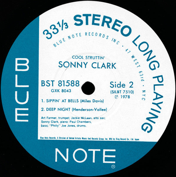 Sonny Clark - Cool Struttin' (Vinyl, LP, Album, Reissue, Stereo)
