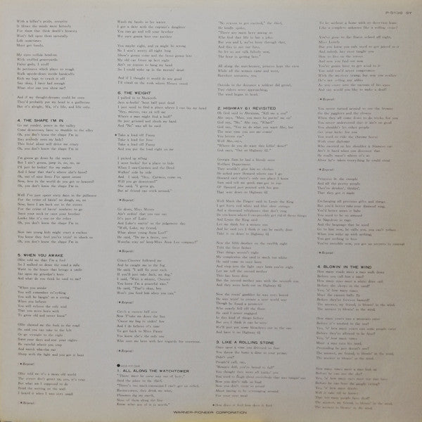 Bob Dylan - Before The Flood (2xVinyl, LP, Album) Near Mint (NM or M-) / Very Good Plus (VG+)