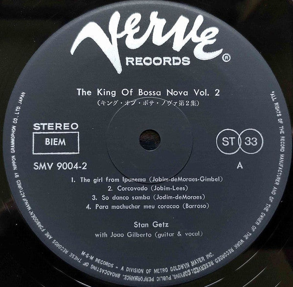 Stan Getz - The King Of Bossa Nova (Vinyl, LP, Compilation)