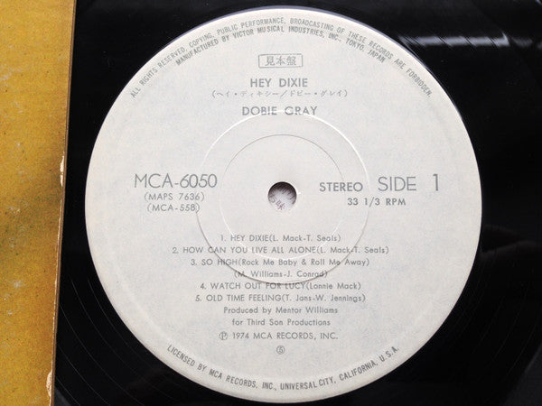 Dobie Gray - Hey Dixie (Vinyl, LP, Album) Very Good Plus (VG+) / Very Good Plus (VG+)