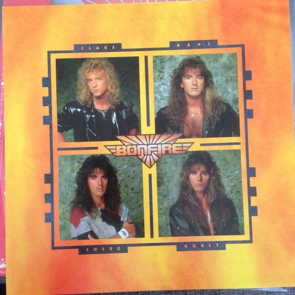 Bonfire - Fire Works (Vinyl, LP, Album, Promo) Very Good Plus (VG+) / Very Good (VG)