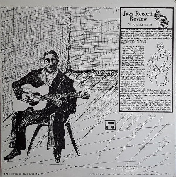 Various - Rare Blues Of The Twenties No. 1 (1924-1929) (Vinyl, LP, Reissue, Compilation) Very Good (VG) / Very Good Plus (VG+)