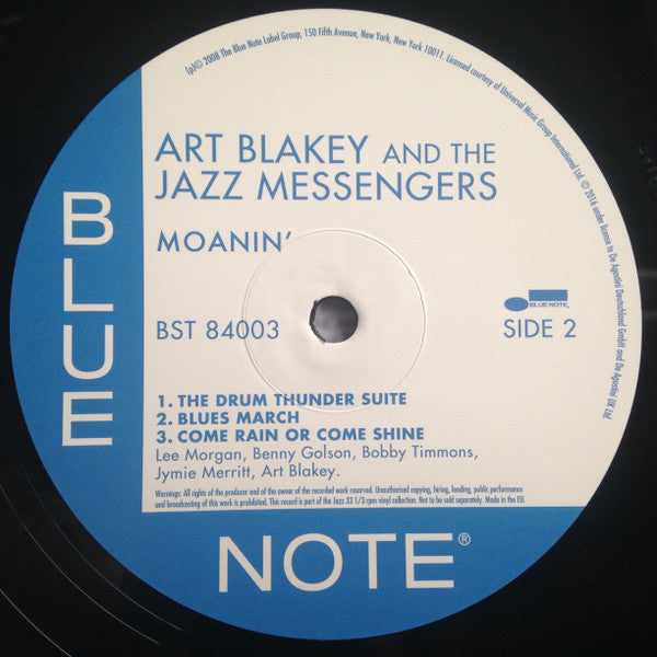 Art Blakey & The Jazz Messengers - Moanin' (Vinyl, LP, Album, Reiss...