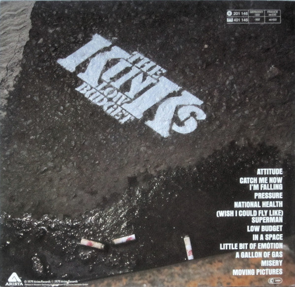 The Kinks - Low Budget (Vinyl, LP, Album, Reissue) Very Good Plus (VG+) / Very Good Plus (VG+)