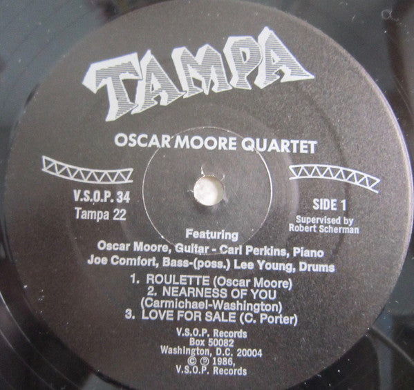 The Oscar Moore Quartet - Oscar Moore (Vinyl, LP, Album, Reissue) Very Good (VG) / Very Good (VG)