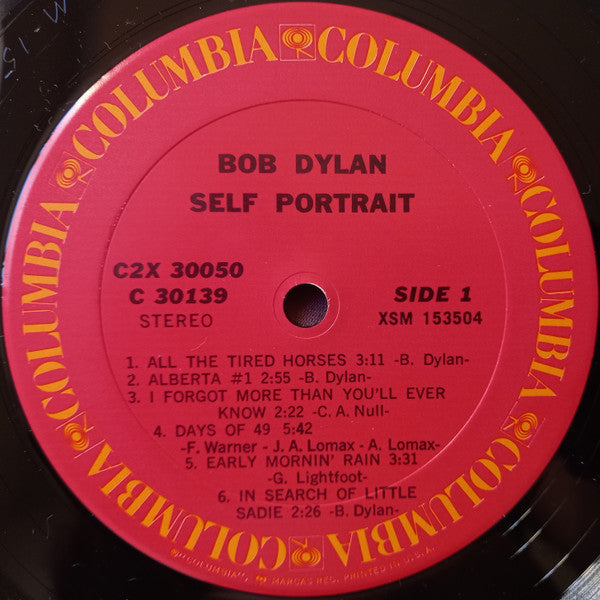 Bob Dylan - Self Portrait (2xVinyl, LP, Album, Reissue, Stereo) Very Good (VG) / Good Plus (G+)