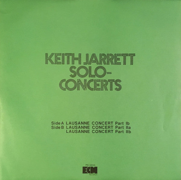 Keith Jarrett - Solo Concerts: Bremen / Lausanne (Box Set, Vinyl, L...