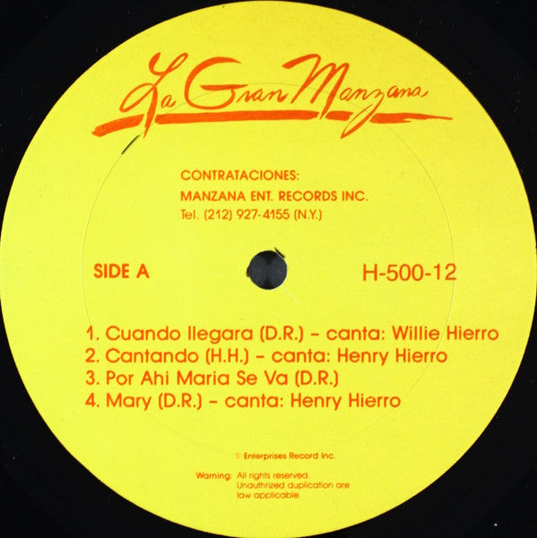 Victor Roque - Manzanisate - Jugo De La Manzana (Vinyl, LP, Album) Very Good (VG) / Good Plus (G+)