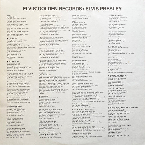 Elvis Presley - Elvis' Golden Records = エルヴィスのゴールデン・レコード第1集 (Vinyl,...