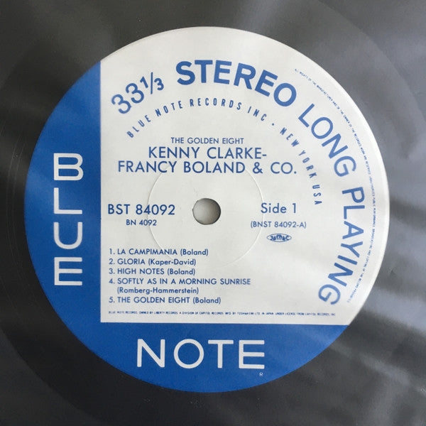 Kenny Clarke - The Golden Eight (Vinyl, LP, Album, Limited Edition, Reissue, Stereo) Near Mint (NM or M-) / Very Good Plus (VG+)