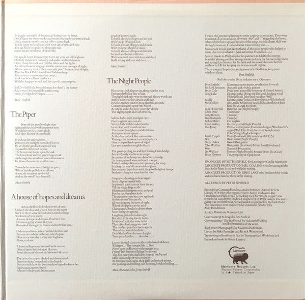 Peter Sinfield - Still (Vinyl, LP, Album)