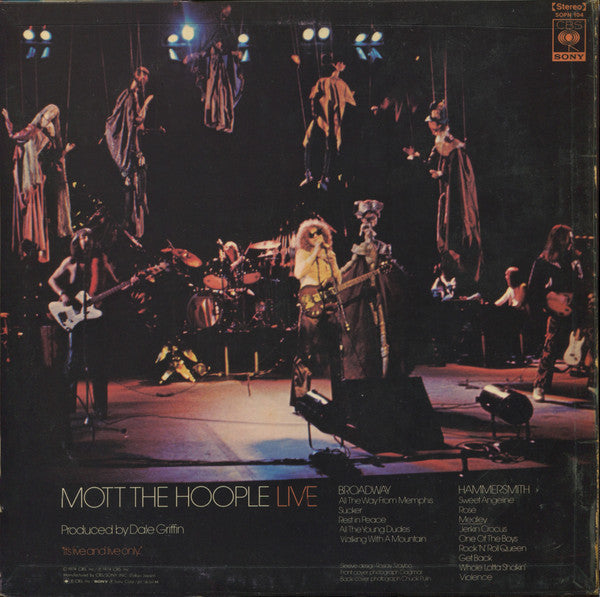 Mott The Hoople - Mott The Hoople Live (Vinyl, LP, Album)