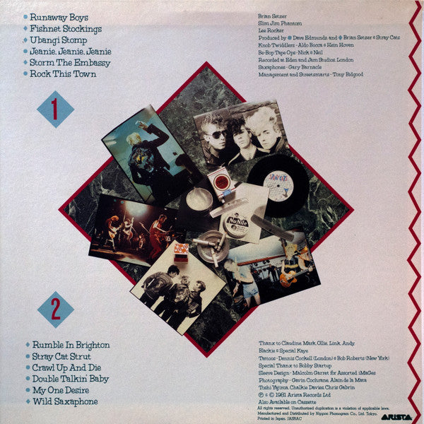 Stray Cats - Stray Cats (Vinyl, LP, Album, Stereo)