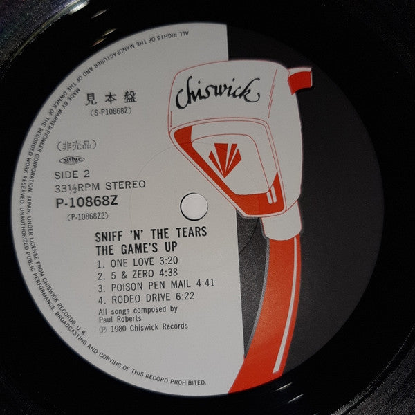 Sniff 'n' the Tears - The Game's Up (Vinyl, LP, Album, Promo) Very Good Plus (VG+) / Very Good Plus (VG+)