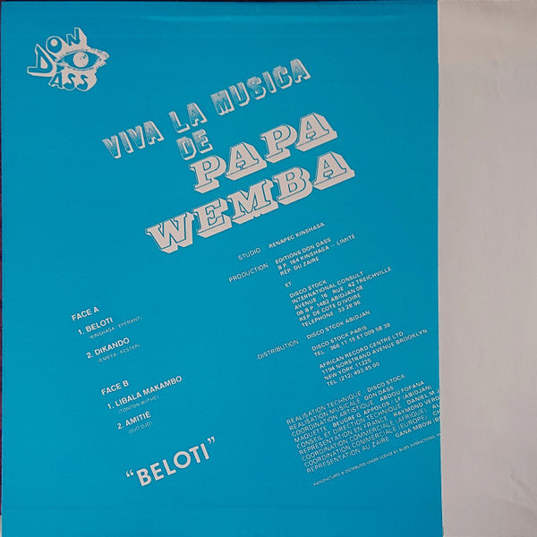 Viva La Musica - Beloti (Vinyl, LP, Album) Very Good (VG) / Very Good (VG)