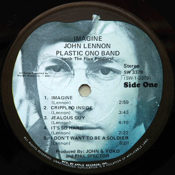 John Lennon - Imagine (Vinyl, LP, Album, Repress, Stereo) Very Good (VG) / Very Good (VG)