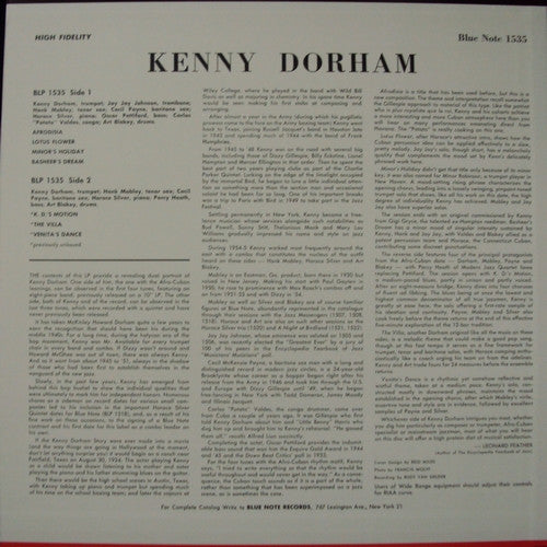 Kenny Dorham - Afro-Cuban (Vinyl, LP, Album, Limited Edition, Reissue, Mono) Very Good Plus (VG+) / Near Mint (NM or M-)