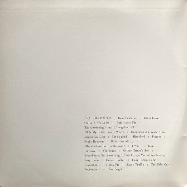 The Beatles - The Beatles (2xVinyl, LP, Album, Numbered, Reissue, Stereo) Very Good Plus (VG+) / Very Good (VG)