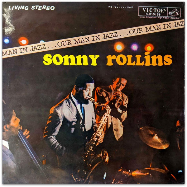 Sonny Rollins - Our Man In Jazz (Vinyl, LP, Album, Stereo) Good Plus (G+) / Very Good (VG)