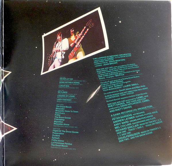 Camel - A Live Record (Vinyl, LP, Album)