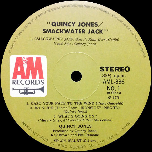 Quincy Jones - Smackwater Jack (Vinyl, LP, Album)
