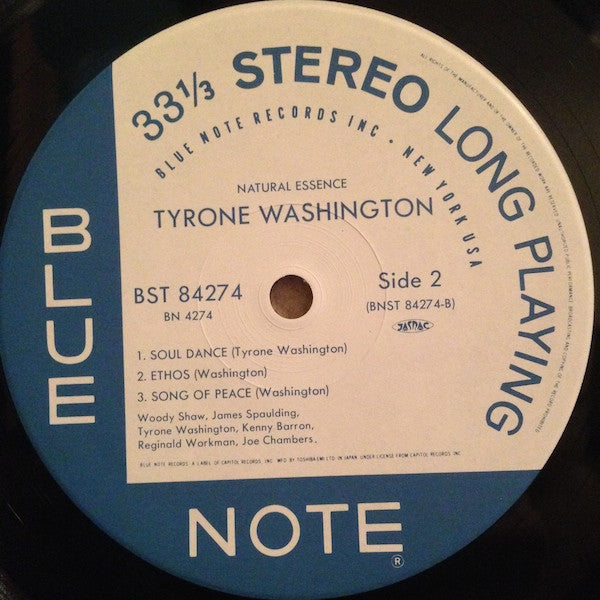Tyrone Washington - Natural Essence (Vinyl, LP, Album, Limited Edition, Reissue, Stereo) Near Mint (NM or M-) / Near Mint (NM or M-)