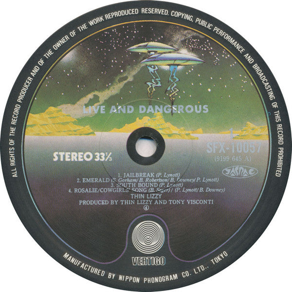 Thin Lizzy - Live And Dangerous (2xVinyl, LP, Album) Very Good Plus (VG+) / Very Good Plus (VG+)