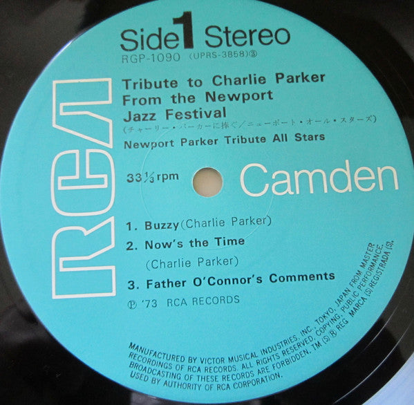 Newport Parker Tribute All Stars - Tribute To Charlie Parker From T...