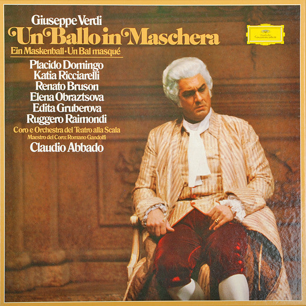 Giuseppe Verdi - Un Ballo In Maschera = Ein Maskenball = Un Bal Masqué (3xVinyl, Box Set, LP) Near Mint (NM or M-) / Very Good Plus (VG+)