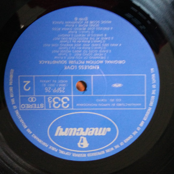 Various - Endless Love (Vinyl, LP, Compilation) Very Good Plus (VG+) / Very Good (VG)
