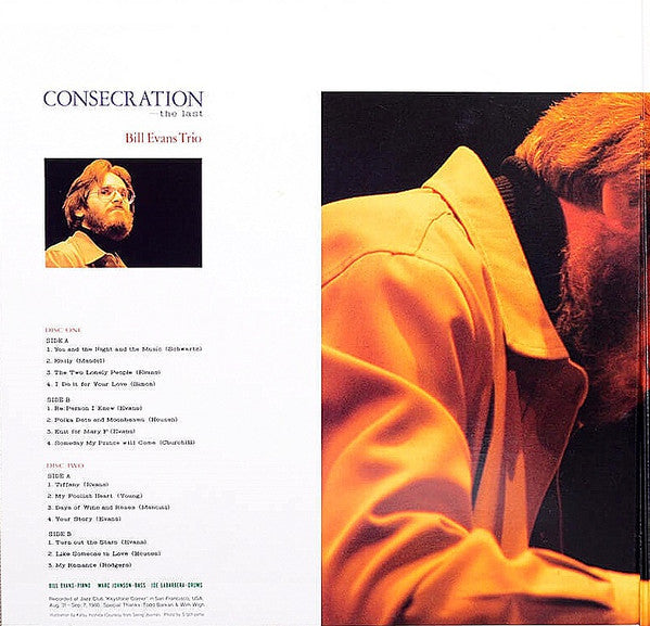 The Bill Evans Trio - Consecration-The Last (Vinyl, LP, Compilation)