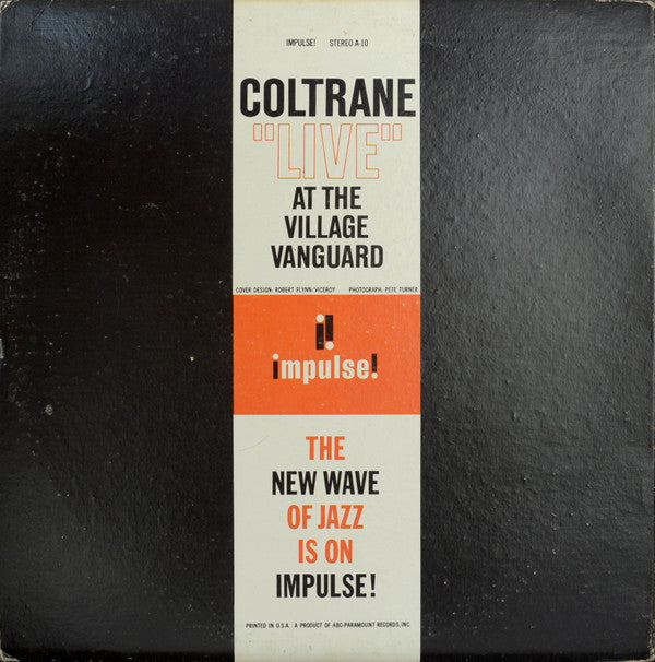 John Coltrane - "Live" At The Village Vanguard (Vinyl, LP, Album, R...