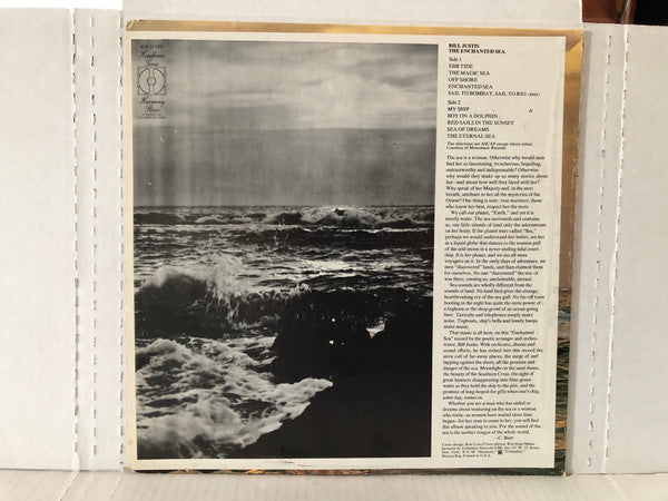 Bill Justis - The Enchanted Sea (Vinyl, LP, Album) Good Plus (G+) / Good (G)