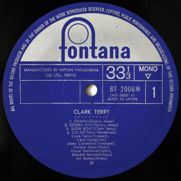 Clark Terry - Clark Terry (Vinyl, LP, Album, Reissue, Mono)