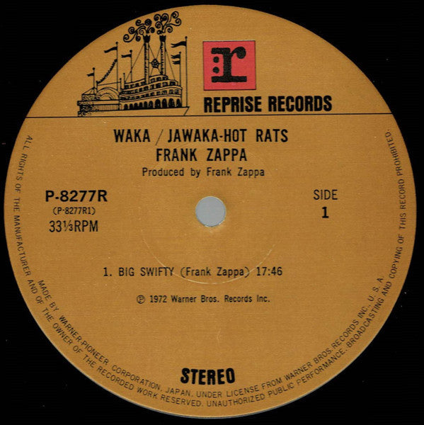 Frank Zappa - Waka / Jawaka - Hot Rats = ワカ・ジャワカ・ホット・ラッツ (Vinyl, LP...