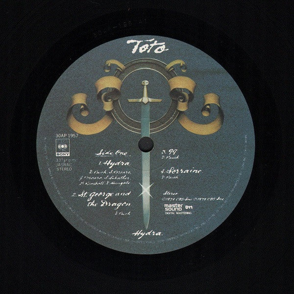Toto - Hydra (Vinyl, LP, Album, Reissue) Very Good (VG) / Very Good (VG)