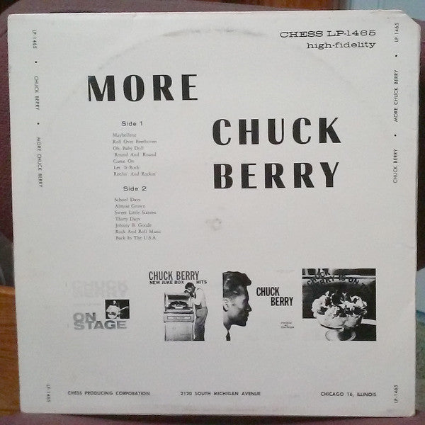 Chuck Berry - More Chuck Berry (Vinyl, LP, Compilation, Reissue, Stereo) Very Good (VG) / Good Plus (G+)
