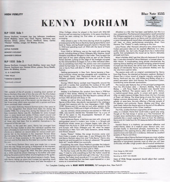 Kenny Dorham - Afro-Cuban (2xVinyl, 12", 45 RPM, Album, Limited Edition, Numbered, Reissue, Mono) Very Good Plus (VG+) / Very Good Plus (VG+)