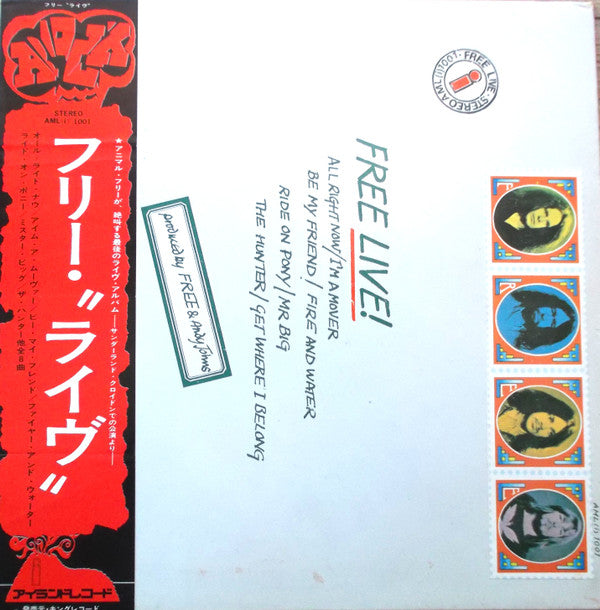 Free - Free Live (Vinyl, LP, Album)