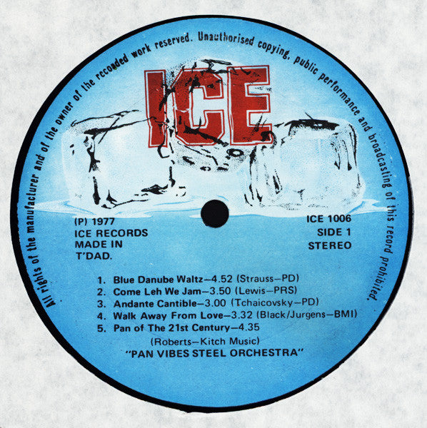Pan Vibes Steel Orchestra - Classics To Kaiso (Vinyl, LP, Album) Very Good (VG) / Very Good (VG)