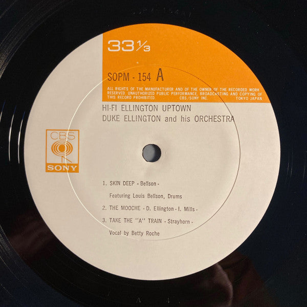 Duke Ellington And His Orchestra - Hi-Fi Ellington Uptown (Vinyl, LP, Album, Reissue, Mono) Very Good Plus (VG+) / Very Good Plus (VG+)
