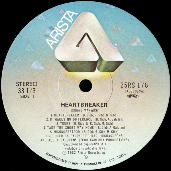 Dionne Warwick - Heartbreaker (Vinyl, LP, Album)