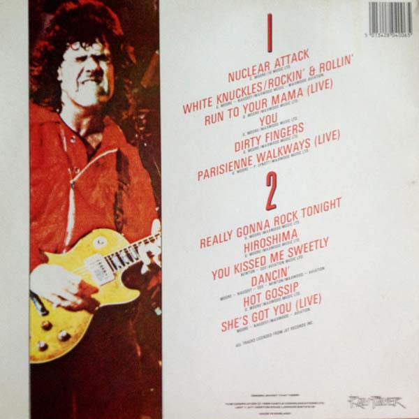 Gary Moore - White Knuckles (Vinyl, LP, Compilation, Stereo) Very Good Plus (VG+) / Very Good (VG)
