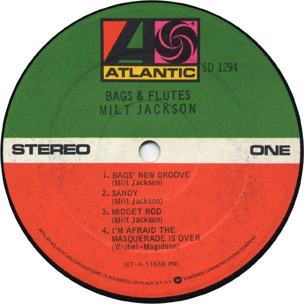 Milt Jackson - Bags & Flutes (Vinyl, LP, Album, Repress, Stereo) Very Good (VG) / Very Good (VG)