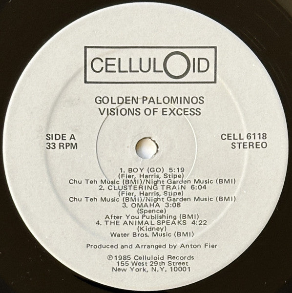The Golden Palominos - Visions Of Excess (Vinyl, LP, Album, Stereo) Near Mint (NM or M-) / Very Good Plus (VG+)