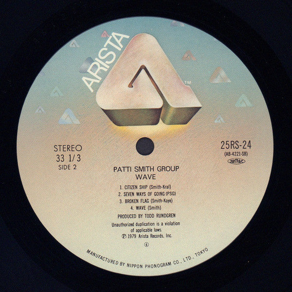 Patti Smith Group - Wave (Vinyl, LP, Album, Stereo)