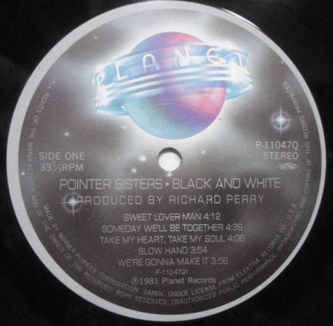 Pointer Sisters - Black & White (Vinyl, LP, Album) Near Mint (NM or M-) / Very Good (VG)