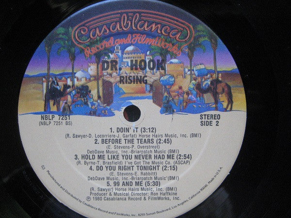Dr. Hook - Rising (Vinyl, LP, Album, Stereo) Very Good Plus (VG+) / Very Good Plus (VG+)