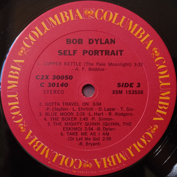 Bob Dylan - Self Portrait (2xVinyl, LP, Album, Reissue, Stereo) Very Good (VG) / Good Plus (G+)